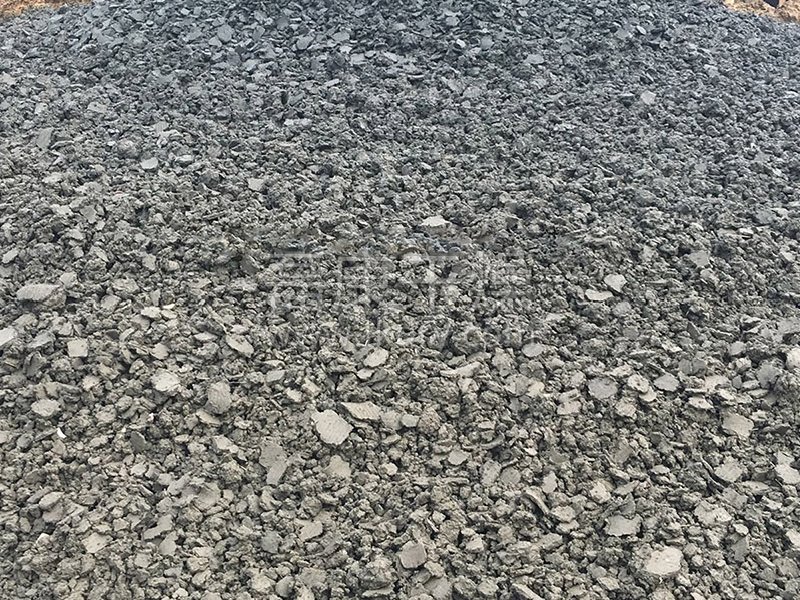 干燥后的污泥